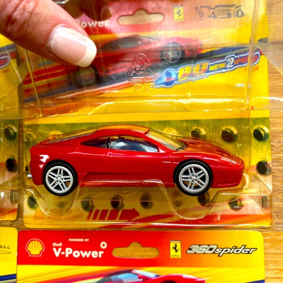 Set of 6 x 2006 Hot Wheels Shell V-Power Ferrari Pull Back 1:38 - Picture 7 of 7